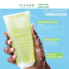 Gel Rửa Mặt Dành Cho Da Dầu SVR Sebiaclear Gel Moussant 200ml