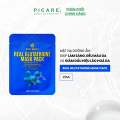 Mặt nạ dưỡng trắng da chuyên sâu PAX MOLY Real Glutathione Mask Pack - 25ml