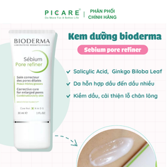 Kem dưỡng dành cho da dầu và se nhỏ lỗ chân lông Bioderma Sebium Pore Refiner 30ml