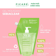 Gel Rửa Mặt Dành SVR Cho Da Dầu Sebiaclear Gel Moussant 400ml ( Túi Refill )