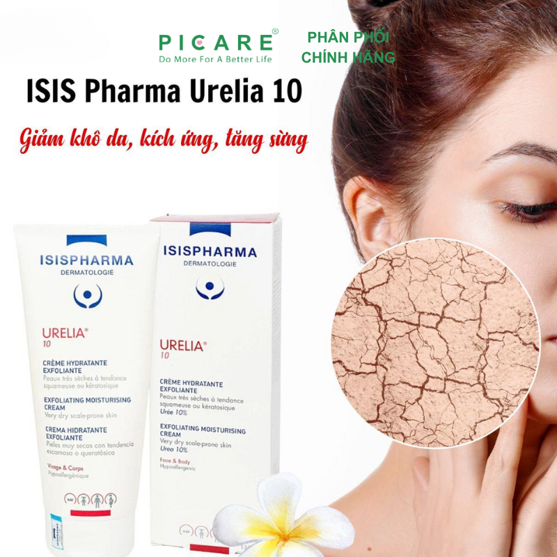 Isis Pharma GeL Tắm Cho Da Bị Kích Ứng, Tăng Sừng Urelia Gel 200ml