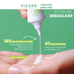 Kem dưỡng giảm mụn và loại bỏ dầu cho da mụn SVR Sebiaclear Active 40ml