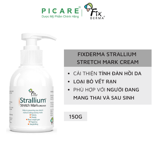 Kem Làm Mờ Vết Rạn Da Fixderma Strallium Stretch Mark Cream 150g