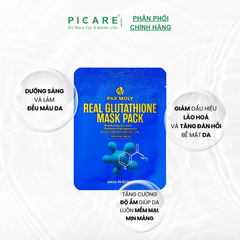 Mặt nạ dưỡng trắng da chuyên sâu PAX MOLY Real Glutathione Mask Pack - 25ml