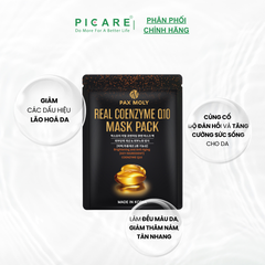 Mặt nạ cải thiện nếp nhăn và phục hồi da PAX MOLY Real Coenzyme Q10 Mask Pack - 25ml