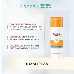 Kem Chống Nắng Cho Da Nhờn Mụn Eucerin Sun Oil Control Dry Touch SPF50+ 50ml – 69767
