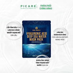 Mặt nạ cấp ẩm nước biển sâu và làm dịu kích ứng PAX MOLY Hyaluronic Acid Deep Sea Water Mask Pack (25ml)