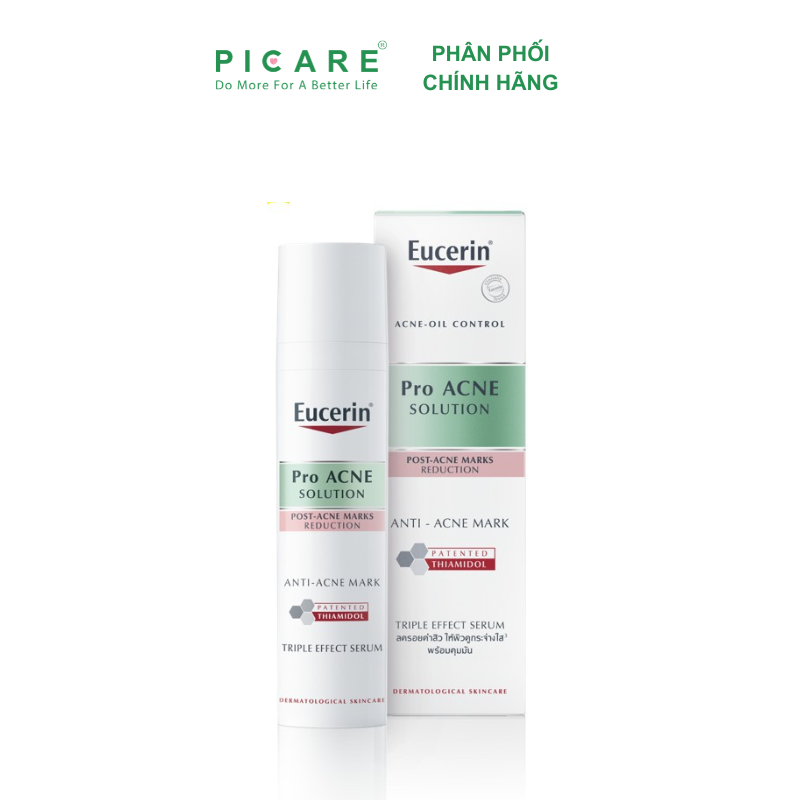 Tinh Chất Giảm Thâm & Dưỡng Sáng Cho Da Mụn Eucerin Pro Acne Tripple Effect Serum 40ml - 66862