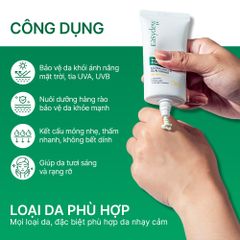 Kem Chống Nắng Mỏng Nhẹ, Thấm Nhanh Hỗ Trợ Phục Hồi Da Tổn Thương Easydew EX UV Control Ultra Shield Sun Cream SPF50+ 50ml