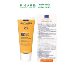 Kem Chống Nắng Bảo Vệ Cho Da Thường Isis Pharma Uveblock Tinted SPF80+ 40ml (Có Màu)