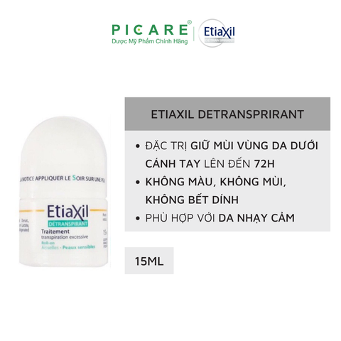 Etiaxil Lăn Khử Mùi Dành Cho Da Nhạy Cảm Détranspirant Aisselles Peaux Sensibles [ Màu Xanh ]