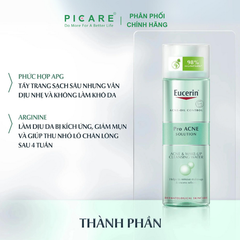 Nước Hoa Hồng Cân Bằng Cho Da Mụn Eucerin Pro Acne Toner 200ml – 88983