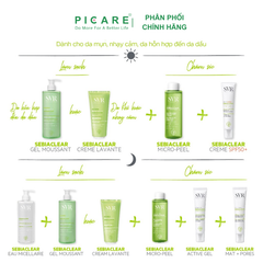 Nước Tẩy Trang Làm Sạch Da Và Loại Bỏ Dầu Trên Da SVR Sebiaclear Eau Micellaire 75ml