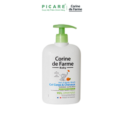 Gel Tắm Gội Cho Bé Corine De Farme Hair & Body Wash 500ml