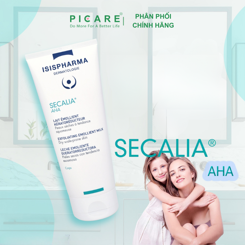 ISIS Pharma Kem Hỗ Trợ Da Khô Tăng Sừng, Nứt Gót Chân Secalia A.H.A 200ml
