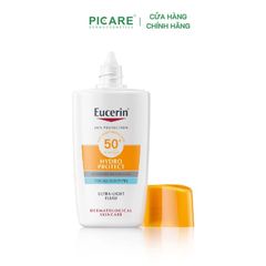 Kem chống nắng dành cho mọi loại da Eucerin Sun Protection Hydro Protect Ultra-Light Fluide SPF50+ PA++++ 50ml - 66961