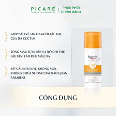 Kem Chống Nắng Che Khuyết Điểm Eucerin Sun Dry Touch CC Oil COntrol SPF50+ 50ml (Có Màu) – 87937