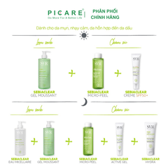 Kem Dưỡng Giảm Mụn Thông Thoáng Lỗ Chân Lông SVR Sebiaclear Mat + Pores 40ml