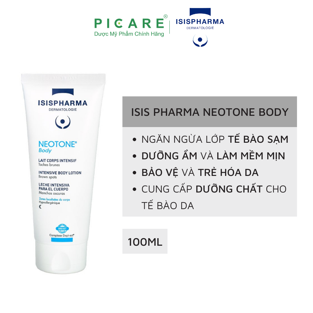 Kem Dưỡng Trắng Da Toàn Thân Isis Pharma Neotone Body 100ml