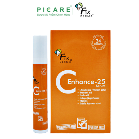 Serum Giúp Phục Hồi Và Tăng Tính Đàn Hồi Của Da Fixderma C Enhance-25 15ml