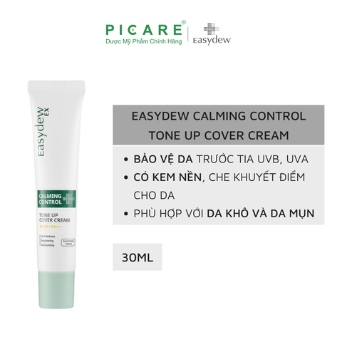 Kem Chống Nắng Trang Điểm Làm Dịu Cho Da Easydew Ex Calming Control Tone Up Cover 40ml