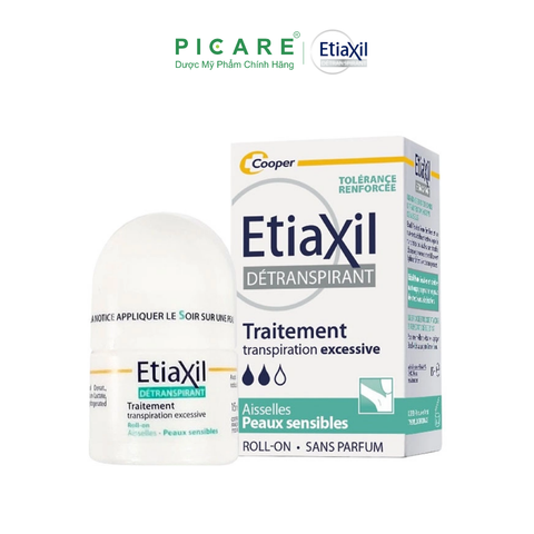 Etiaxil Lăn Khử Mùi Dành Cho Da Nhạy Cảm Détranspirant Aisselles Peaux Sensibles [ Màu Xanh ]