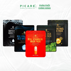 Mặt nạ cấp ẩm, phục hồi da và làm dịu da bị kích ứng PAX MOLY Real Vitamin B5 Mask Pack (25ml)