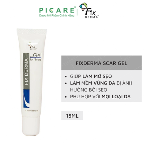 Gel Làm Mờ Sẹo Fixderma Scar Gel 15ml