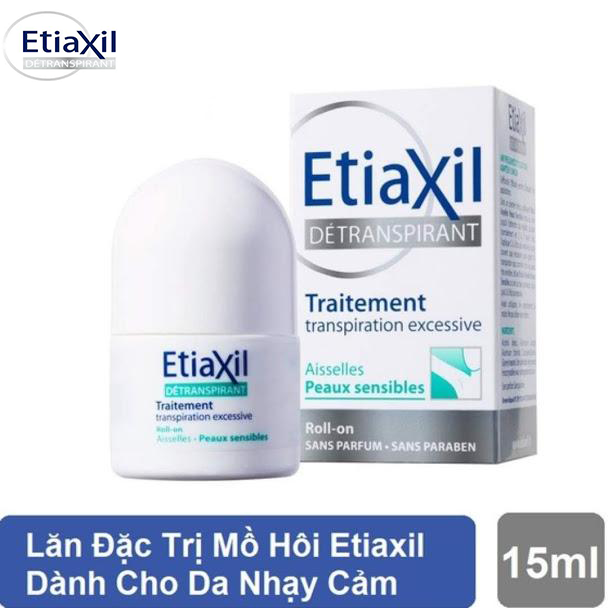 Etiaxil Lăn Khử Mùi Dành Cho Da Nhạy Cảm Détranspirant Aisselles Peaux Sensibles [ Màu Xanh ]