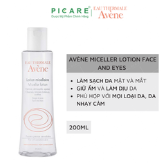 Lotion Tẩy Trang Êm Dịu Cho Da Nhạy Cảm Avène Micellar Lotion Face And Eyes 200ML