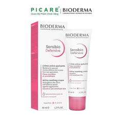 Kem dưỡng ẩm và làm dịu da, dành cho da nhạy cảm Bioderma Sensibio Defensive 40ml