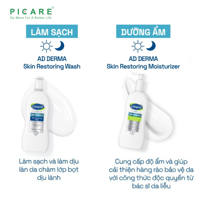 Sữa tắm dành cho da cơ địa, khô Cetaphil Pro Ad Derma Wash 295ml