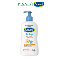 Sữa Tắm Gội Trẻ Em Cetaphil Baby Gentle Wash & Shampoo With Organic Calendula 400ml