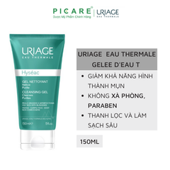 Gel Rửa Mặt Dành Cho Da Dầu, Da Mụn Và Da Hổn Hợp Uriage Hyséac Gel Nettoyant 150ml