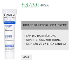 Kem Dưỡng Cho Da Kích Ứng Uriage Bariederm Cica Creme 40ml