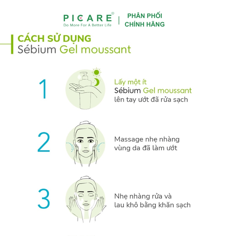 Gel Rửa Mặt Tạo Bọt Ngăn Ngừa Mụn Dành Cho Da Hỗn Hợp, Da Dầu Đến Da Mụn Bioderma Sebium Gel Moussant 100ml