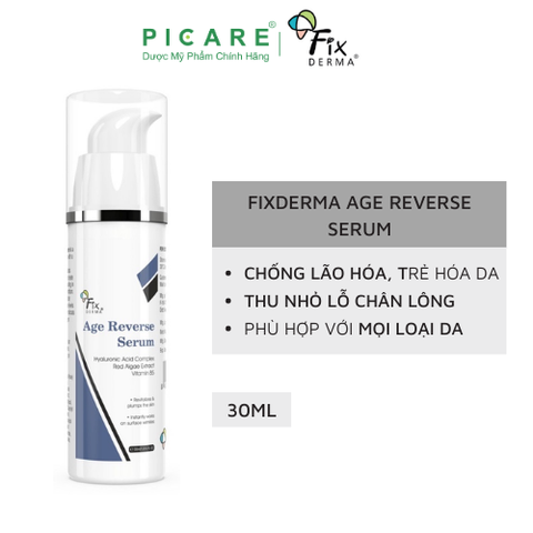 Serum Dưỡng Ẩm Phục Hồi Trẻ Hóa Làn Da Fixderma Age Reverse Serum 30ml