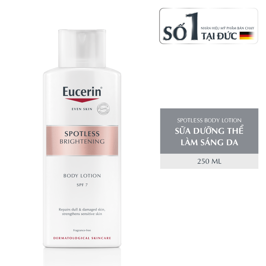 Sữa Dưỡng Thể Trắng Da Eucerin Spotless Britening Body Lotion SPF7 250ml - 63044