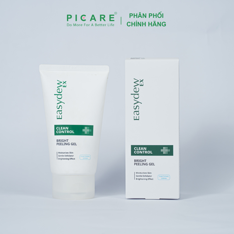Gel Tẩy Tế Bào Chết  Nhẹ Nhàng Làm Sáng Da, Dưỡng Ẩm Cho Mọi Loại Da Easydew EX Clean Control Bright Peeling Gel 120ml