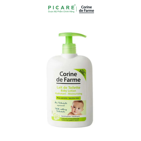 Kem Dưỡng Da Cho Bé Corine De Farme Baby Lotion 500ml