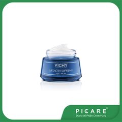 Kem Dưỡng Chống Nhăn & Làm Săn Chắc Da Chuyên Sâu (Ban Đêm) Vichy LiftActiv Night Supreme Anti-Wrinkle & Firming Correcting Care 50ml