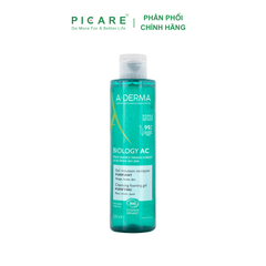 Gel Rửa Mặt Dịu Nhẹ Dành Cho Da Nhờn Mụn A-Derma Biology Ac Cleansing Foam Gel 200ml
