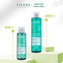 Gel Rửa Mặt Dịu Nhẹ Dành Cho Da Nhờn Mụn A-Derma Biology Ac Cleansing Foam Gel 200ml