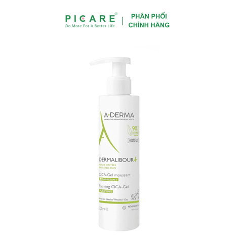 Gel Làm Sạch, Làm Dịu Da Kích Ứng A-Derma Dermalibour+ Foaming Gel 200ml