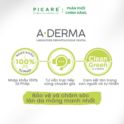 Gel Làm Sạch Cho Da Mặt Và Toàn Thân Giúp Làm Dịu Da A-Derma Dermalibour+ Foaming Cica-Gel 200ml