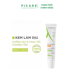 Kem Dưỡng Làm Dịu, Giảm Thâm Sẹo & Phục Hồi Da Thương Tổn A-Derma Epitheliale A.H Ultra Soothing Cream 40ml
