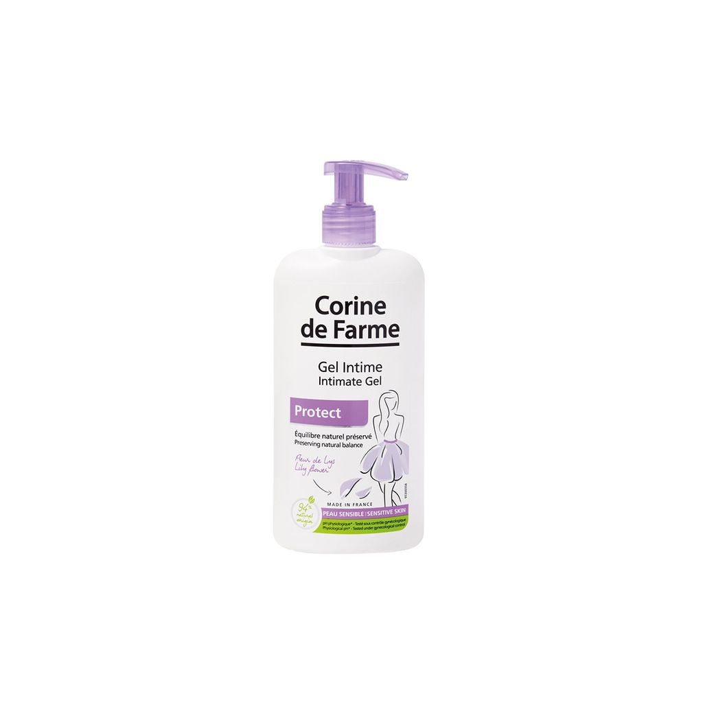 Gel Làm Sạch Và Khử Mùi Vùng Kín Corine De Farme Intimate Gel Protect 250ml