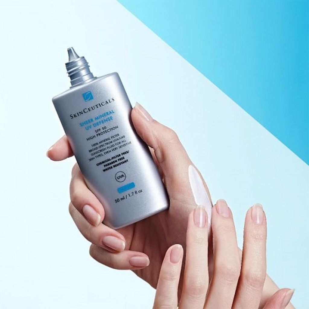 Kem Chống Nắng Vật Lý Dạng Sữa SkinCeuticals Protect Sheer Mineral UV Defense SPF 50 50ml