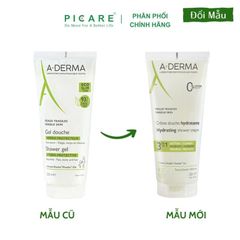 Gel rửa mặt tắm gội dịu nhẹ dành cho da bé da nhạy cảm A-Derma Hydra Shower Gel Protective 200ml
