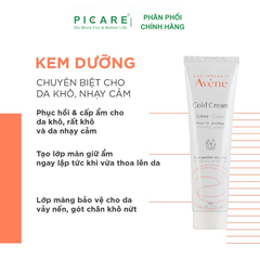 Kem Dưỡng Da Cho Da Khô Nhạy Cảm Avène Cold Cream 100ml